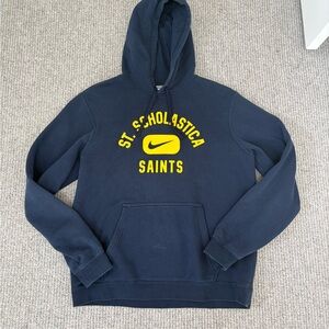 Nike St. Scholastica Saints Navy Hoodie SIZE MEDIUM